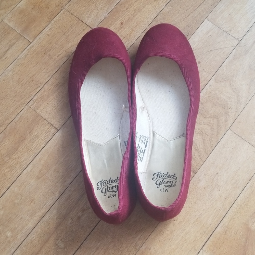 🥿Faded Glory Size 6.5w Ballet Flats🥿